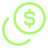 Dollar Coin 1 Streamline Sharp
