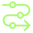 Line Arrow Roadmap Streamline Sharp